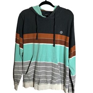 Billabong Men's Large Striped Pullover Hoodie